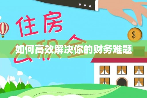 来义如何高效解决你的财务难题