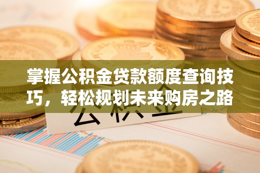 来义掌握公积金贷款额度查询技巧，轻松规划未来购房之路