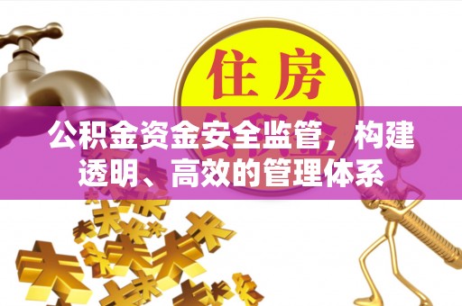 来义公积金资金安全监管，构建透明、高效的管理体系